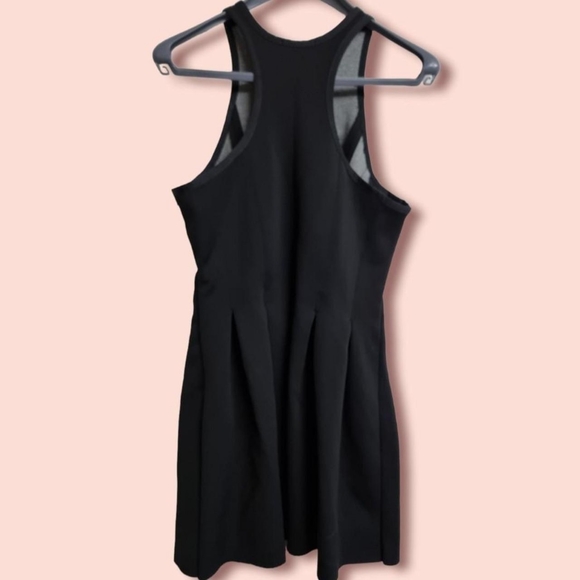 Alexander Wang T black scuba material racer back dress.Size large see descriptio - Picture 2 of 4